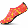 Unisex Swimming Shoes Aqua Beach Socks Big Plus Size Sneaker  Striped Colourful Water Shoes