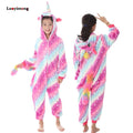 Winter Flannel Unisex Children Onesie Kids Baby Pyjamas