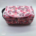Double Zipper Cosmetic Bag
