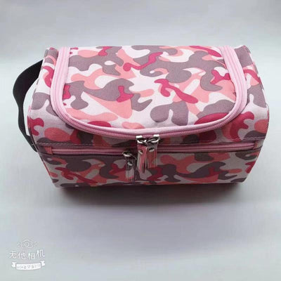 Double Zipper Cosmetic Bag