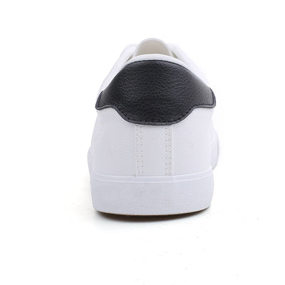 White Black Style Lace Up Men's Fashion Vulcanized Sneakers