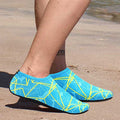 Unisex Swimming Shoes Aqua Beach Socks Big Plus Size Sneaker  Striped Colourful Water Shoes