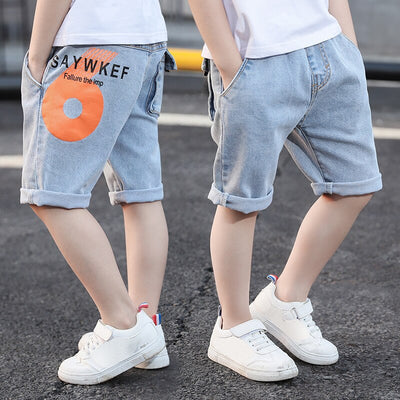 Stretch Denim Slim fit Short  for Children