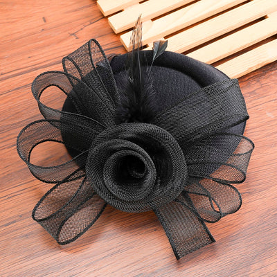 Women Chic Fascinator Hat Cocktail Wedding Party Church Fashion Headpiece