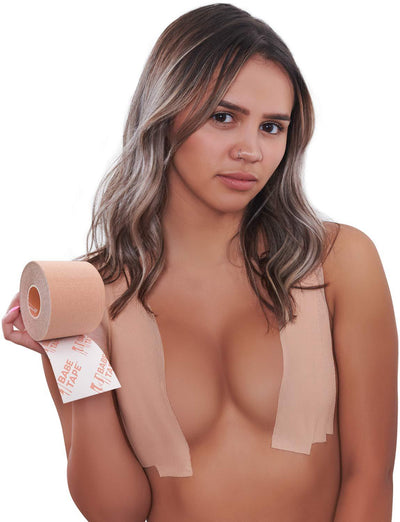 Boobs Tapes Invisible Bra Nipple Pasties Covers Breast Lift Tape Push Up Bralette Strapless Sticky Pad
