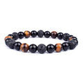 New Magnetic Hematite Bracelets  Tiger Eye Stone Bead Couple Bracelets