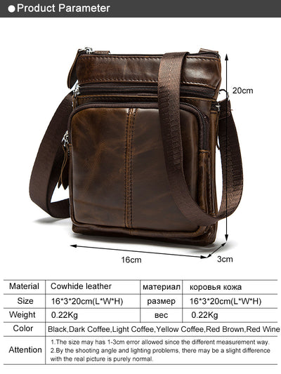 Genuine Leather  Crossbody Shoulder Messenger  Bags