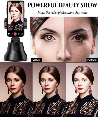 360 Auto Face Tracking Object Camera Phone Holder