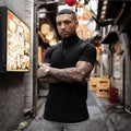 Knitted Short Sleeve Slim Fit Shirts