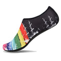 Unisex Swimming Shoes Aqua Beach Socks Big Plus Size Sneaker  Striped Colourful Water Shoes