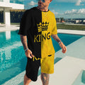 Summer Men's Fashion Tracksuit Set  Beach Wear