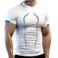 Men's Breathable Sports Tight-fitting Short-sleeved Quick-drying Fitness Top