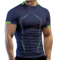 Men's Breathable Sports Tight-fitting Short-sleeved Quick-drying Fitness Top