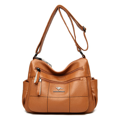 High - Quality Cowhide Leather Luxury Brand Crossbody Handbags