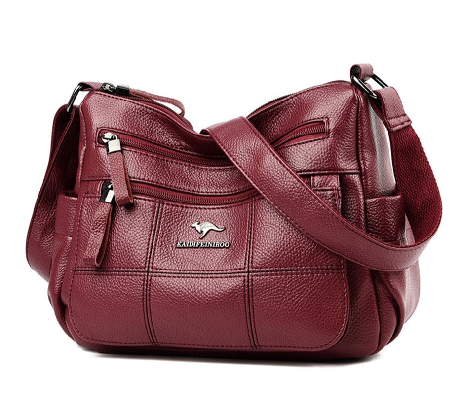 High - Quality Cowhide Leather Luxury Brand Crossbody Handbags