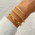 TPC High-Quality Chain Charming Bracelet Set Fashion Jewellery