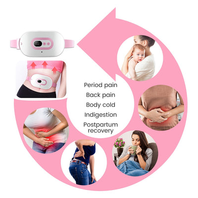 Portable Rechargeable  Menstrual Pain Relieve Abdominal Heating Massager