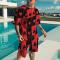 Summer Men's Fashion Tracksuit Set  Beach Wear