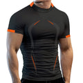 Men's Breathable Sports Tight-fitting Short-sleeved Quick-drying Fitness Top