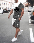 Summer Men's Fashion Tracksuit Set  Beach Wear