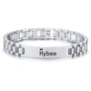 Custom Free Engraving Stainless Steel Chain Bracelets