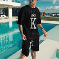 Summer Men's Fashion Tracksuit Set  Beach Wear