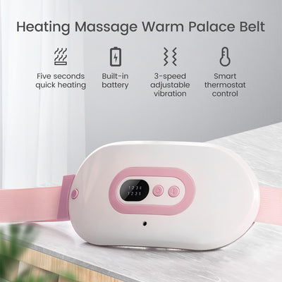 Portable Rechargeable  Menstrual Pain Relieve Abdominal Heating Massager