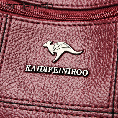 High - Quality Cowhide Leather Luxury Brand Crossbody Handbags