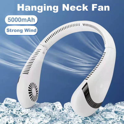 Summer Portable Foldable USB Rechargeable Bladeless  Cooling Fan