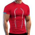 Men's Breathable Sports Tight-fitting Short-sleeved Quick-drying Fitness Top