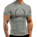 Men's Breathable Sports Tight-fitting Short-sleeved Quick-drying Fitness Top