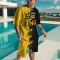Summer Men's Fashion Tracksuit Set  Beach Wear