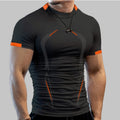 Men's Breathable Sports Tight-fitting Short-sleeved Quick-drying Fitness Top