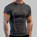 Men's Breathable Sports Tight-fitting Short-sleeved Quick-drying Fitness Top