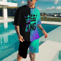 Summer Men's Fashion Tracksuit Set  Beach Wear