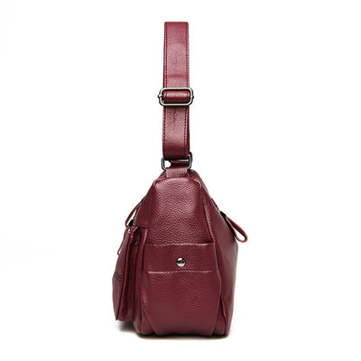 High - Quality Cowhide Leather Luxury Brand Crossbody Handbags