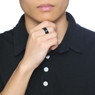 Spinner Stress Release Stainless Steel Ring -6/8mm