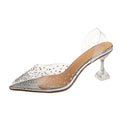 Transparent High Heels Sexy Pointed Toe Slip-on