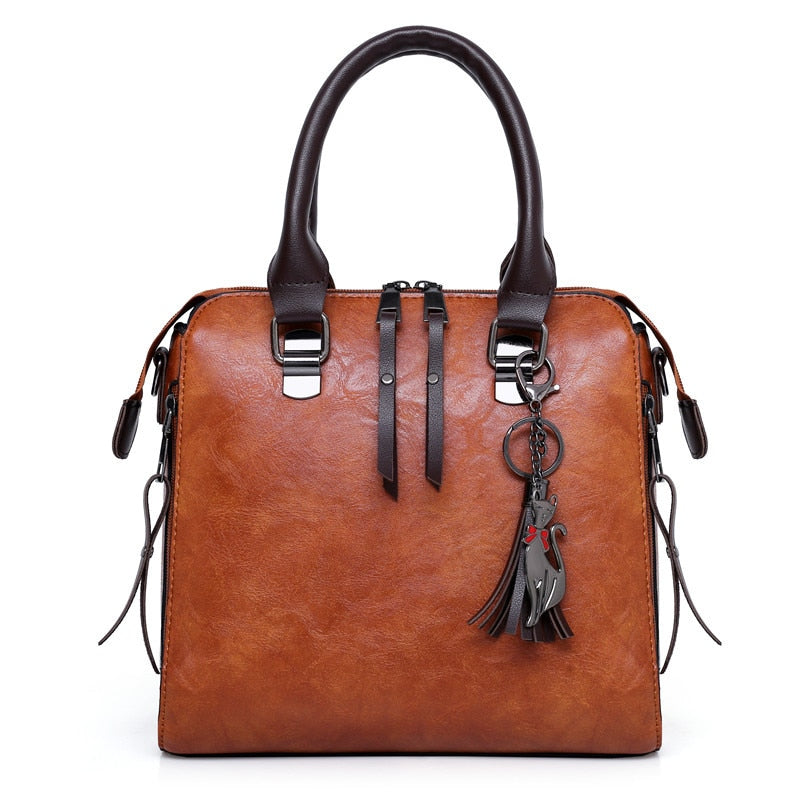 Ladies leather on sale handbags uk