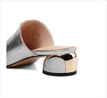 Women Bright leather outdoor slippers