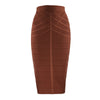 Knitted Asymmetrical Bandage Vintage Skirts
