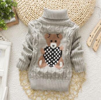 Unisex Turtleneck Knitted Pullover Jumper