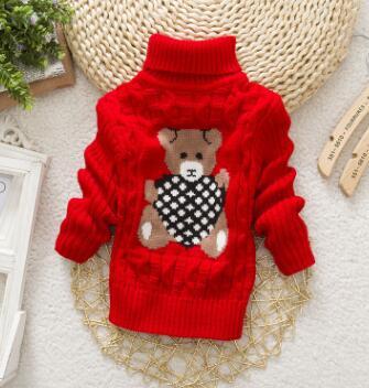 Unisex Turtleneck Knitted Pullover Jumper