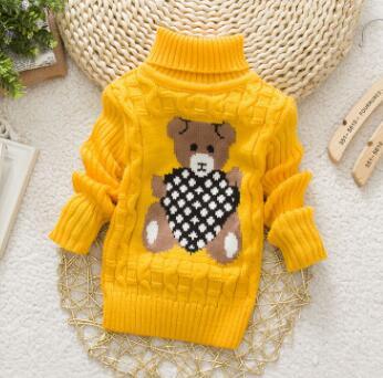 Unisex Turtleneck Knitted Pullover Jumper
