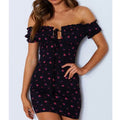 Elegant Off Shoulder Mini Dress