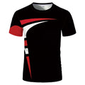 Fashion 3D  short-sleeved round neck T-shirt
