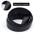 Brand Genuine men's Leather Fashion Automatic Buckle Belts