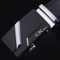 Brand Genuine men's Leather Fashion Automatic Buckle Belts