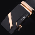 Brand Genuine men's Leather Fashion Automatic Buckle Belts