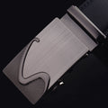 Brand Genuine men's Leather Fashion Automatic Buckle Belts
